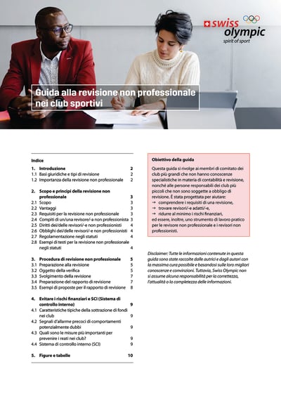 Cover Leitfaden für Laienrevision für Sportvereine