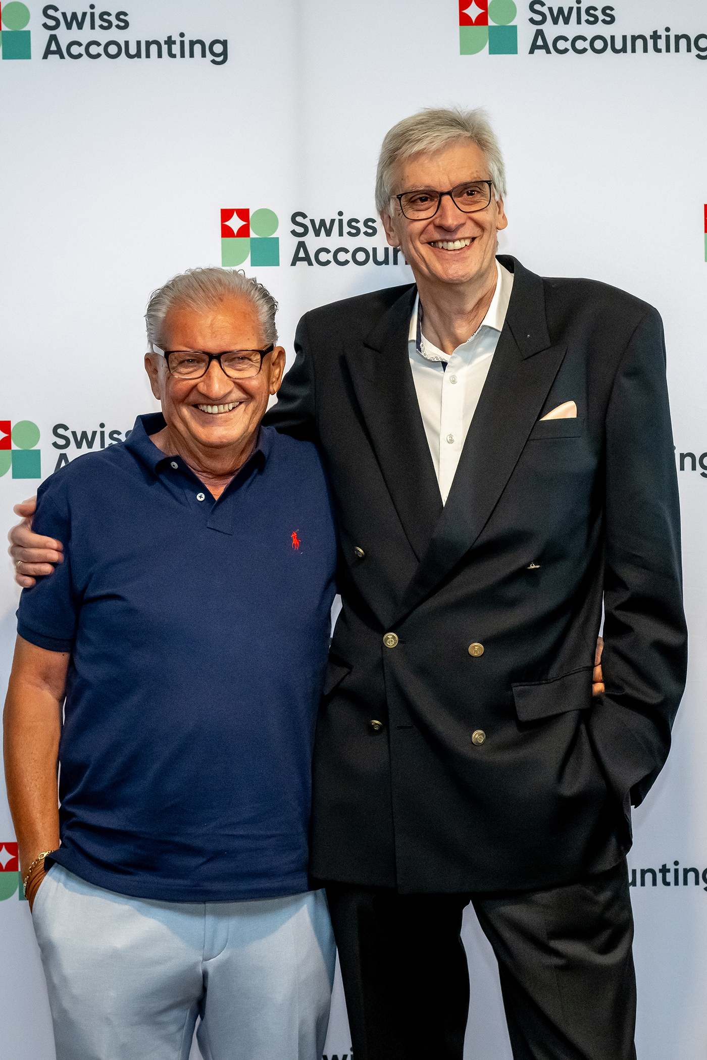 Ehemaliger und aktueller Präsident feiern 90 Jahre: Herbert Mattle (links) und Dieter Pfaff