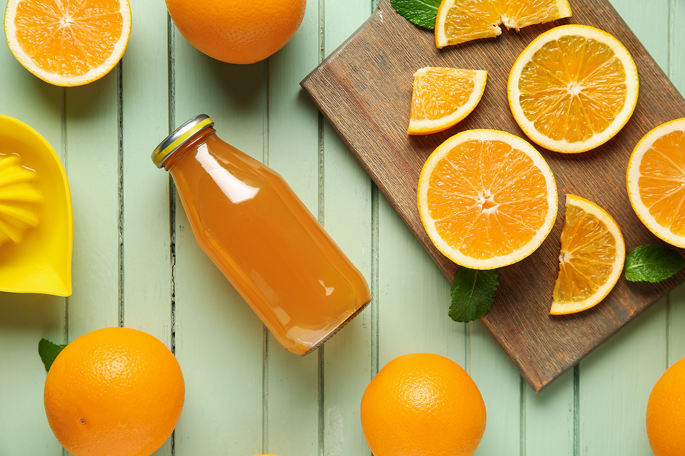 Wenn Zahlen mit Hilfe von Orangenjus Sinn ergeben